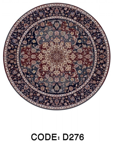 خرید ارزان فرشینه گرد فرشینه آفتاب کدD276مخمل شانل استپدار