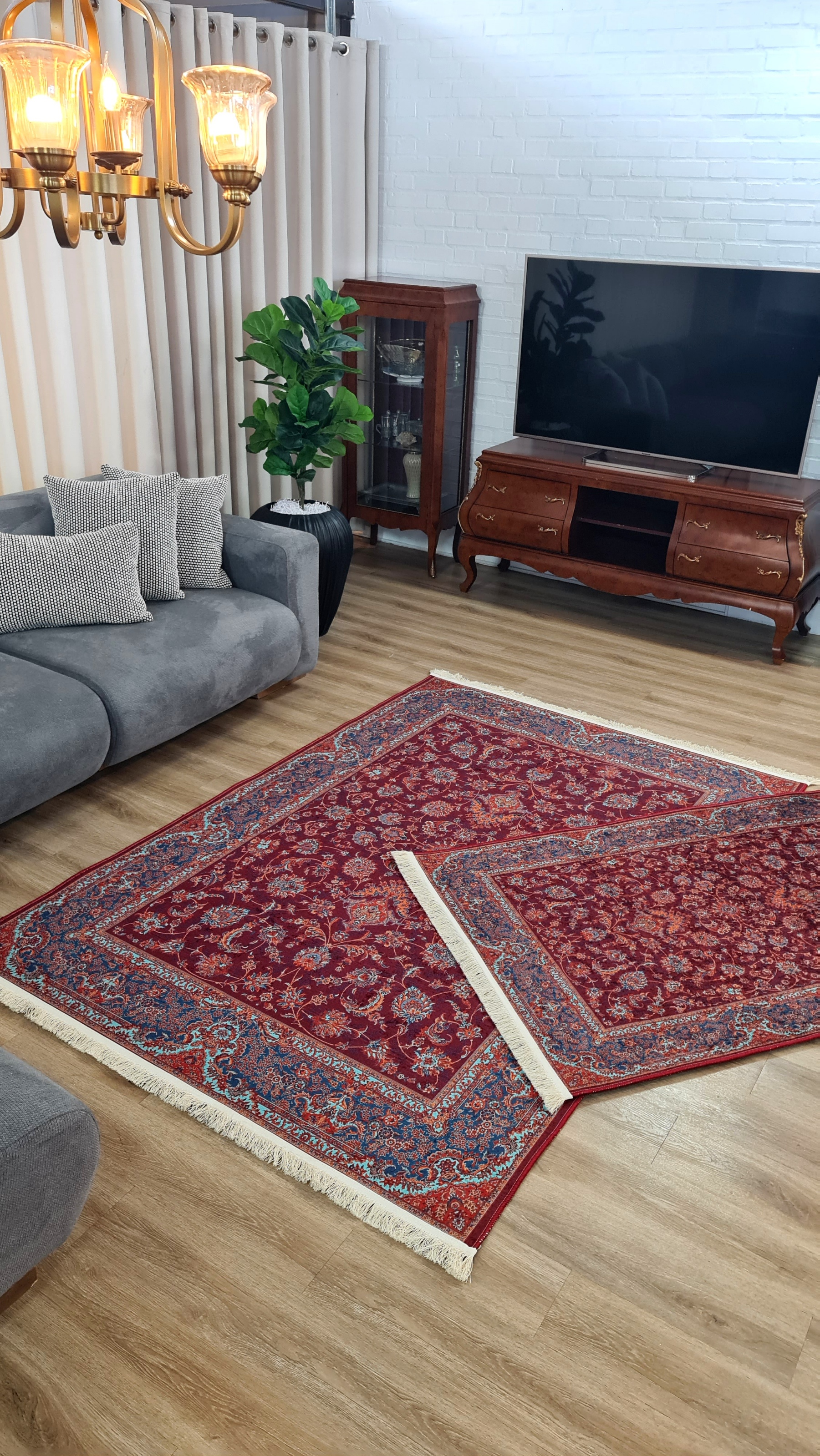 فرشینه لاکی فرشینه آفتاب کدU101مخمل شانل ترک استپدار
