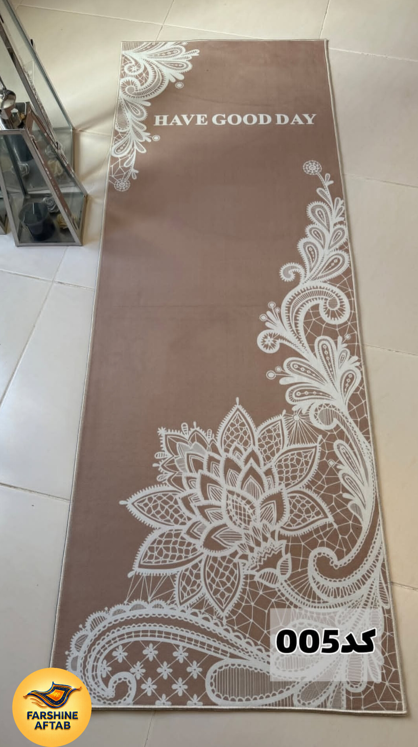خرید ارزان مت یوگا مخمل شانل فرشینه آفتاب کد M005