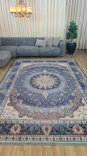 خرید ارزان فرشینه آفتاب کدL332مخمل شانل استپدار