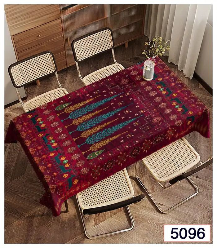 رومیزی و زیر سفره مخمل برند فرشینه آفتاب کد5096