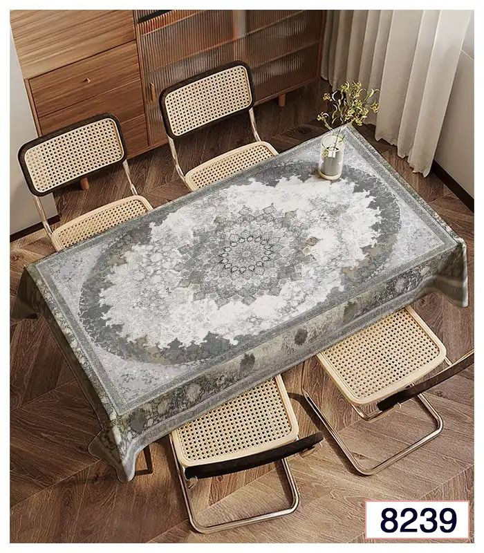 رومیزی و زیر سفره مخمل برند فرشینه آفتاب کد8239