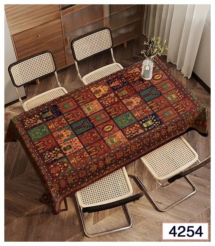 رومیزی و زیر سفره مخمل برند فرشینه آفتاب کد4254