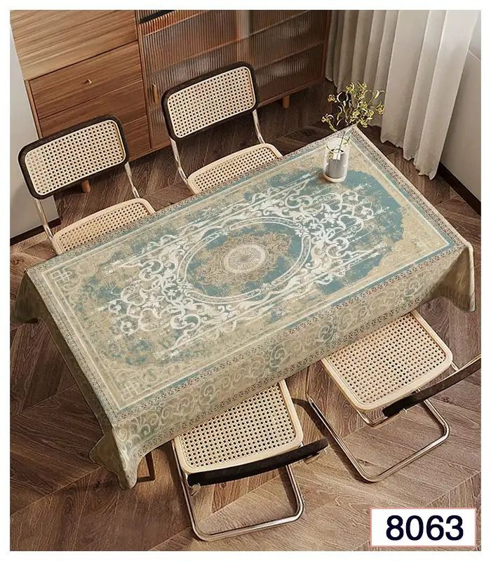 رومیزی و زیر سفره مخمل برند فرشینه آفتاب کد8063