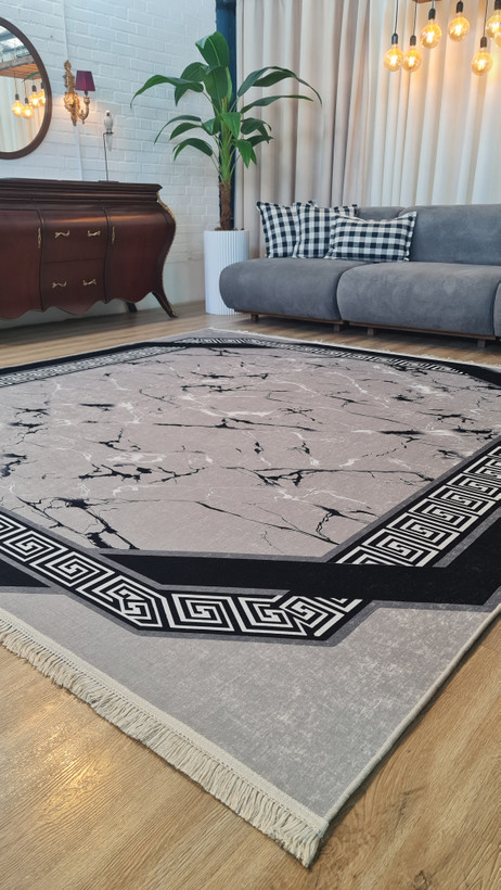 فرشینه ورساچه فرشینه آفتاب کد D04مخمل شانل استپدار