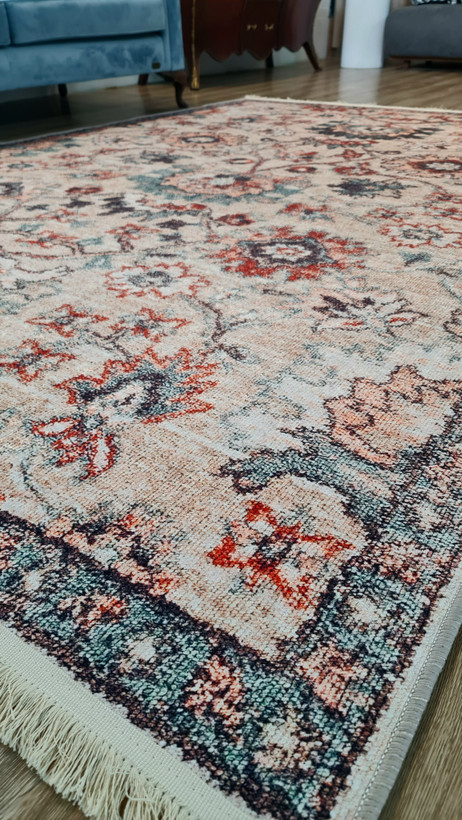 فرشینه سلطان آباد فرشینه آفتاب کدM120مخمل شانل استپدار